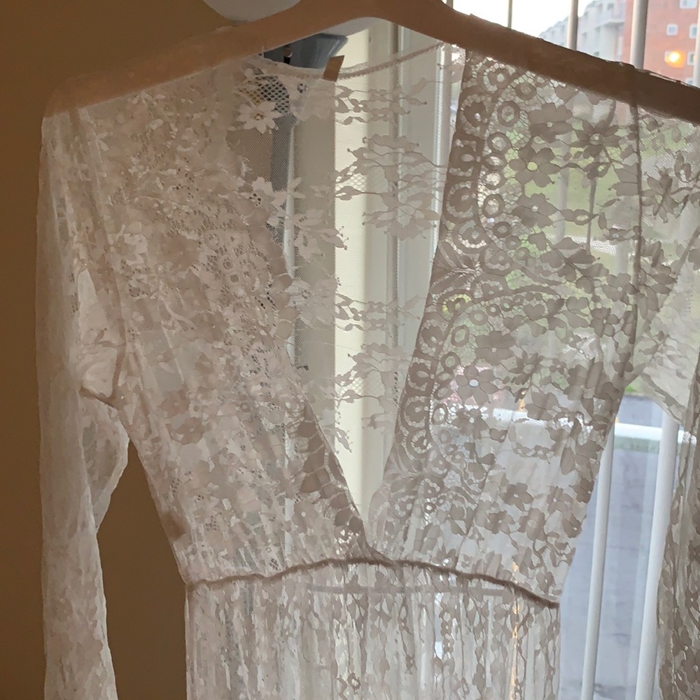 Sheer lace lingerie